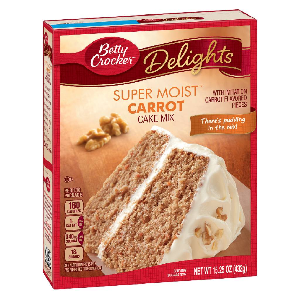 Betty Crocker Super Moist Delights Carrot Cake Mix 432gr Betty Crocker Super Moist Delights Carrot Cake Mix 432gr - Image 1