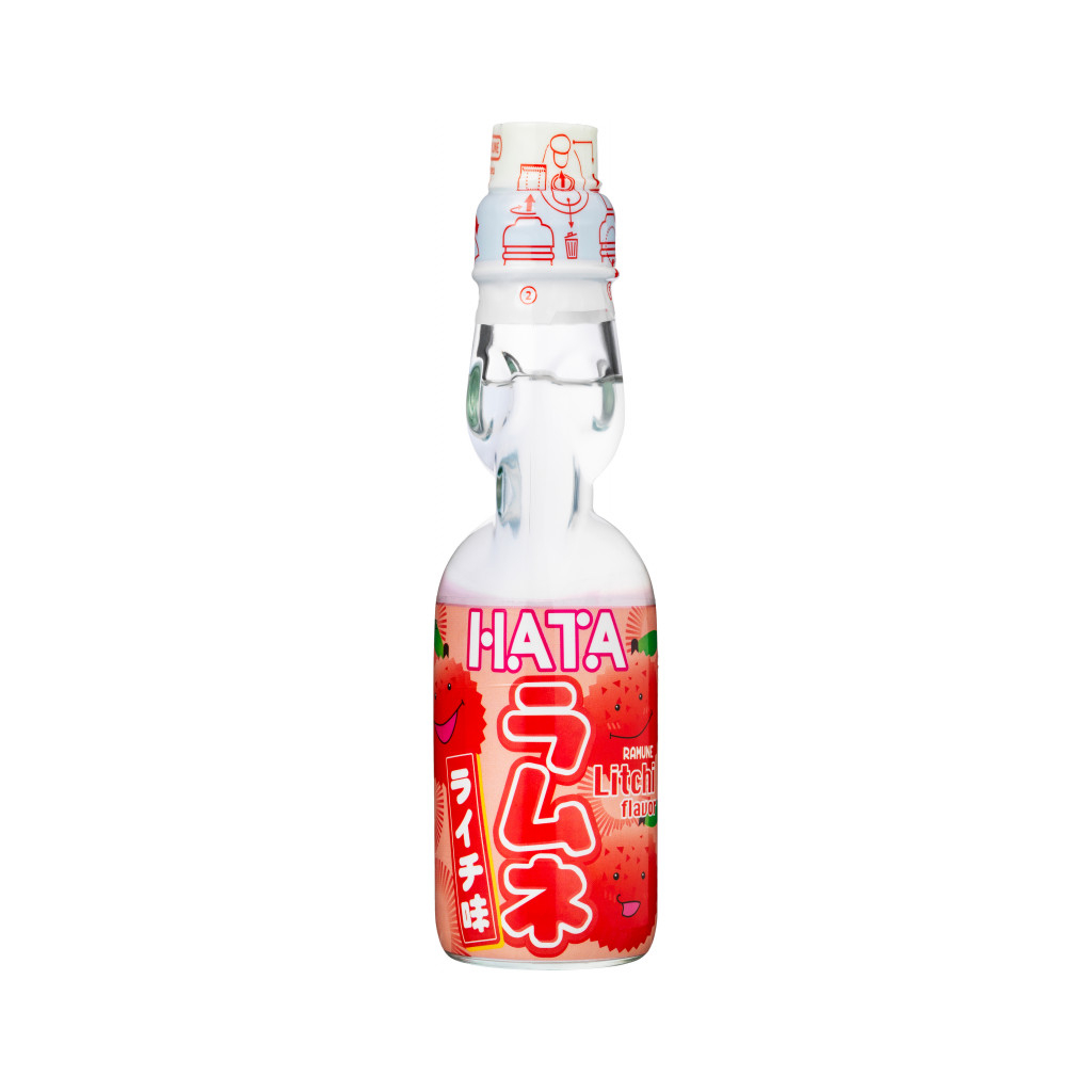 Hatakosen-Ramune-Soda-Lychee Hatakosen Ramune Soda Lychee Flavor Γιαπωνέζικο Αναψυκτικό Με Άρωμα Λίτσι 200ml - Image 1