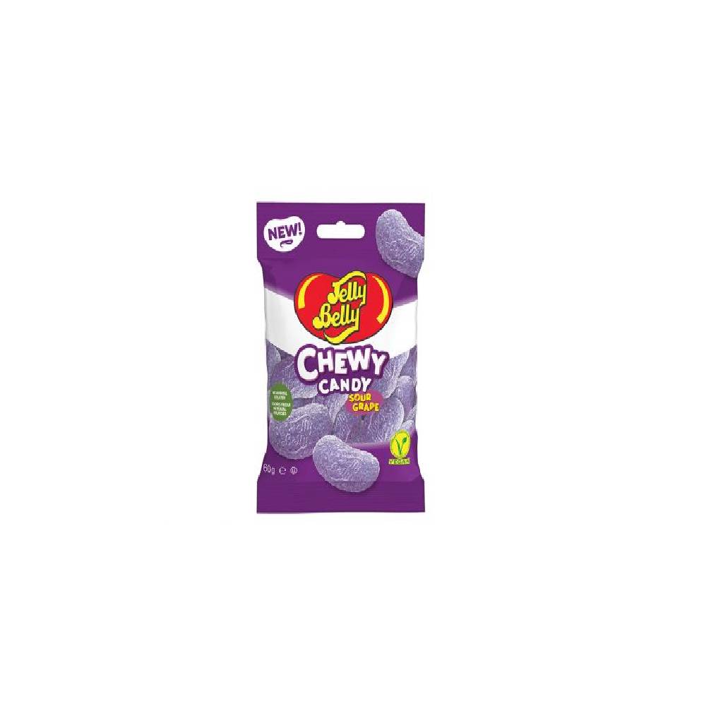JB-GRAPE Jelly Belly Chewy Candy Sour Grape 60gr - Image 1