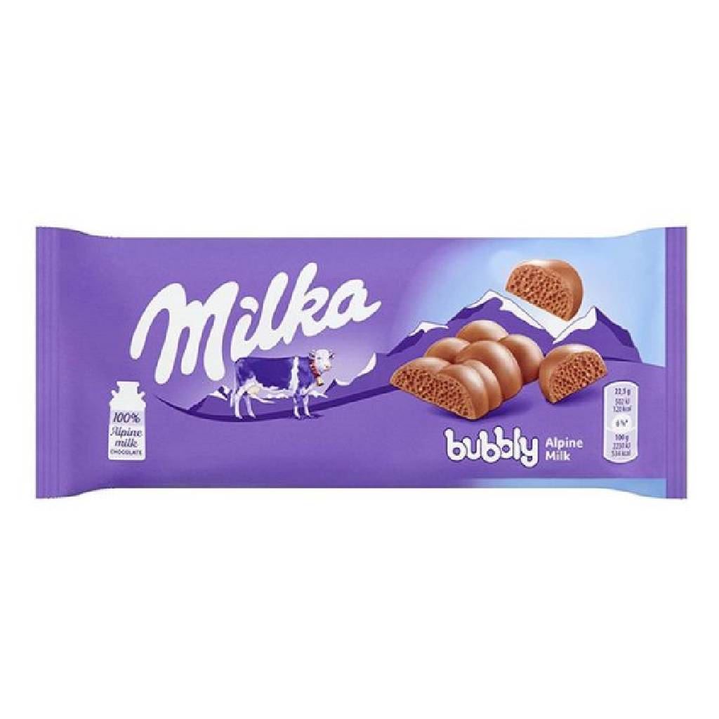 Milka  Bubbly Alpine Milk 100 gr