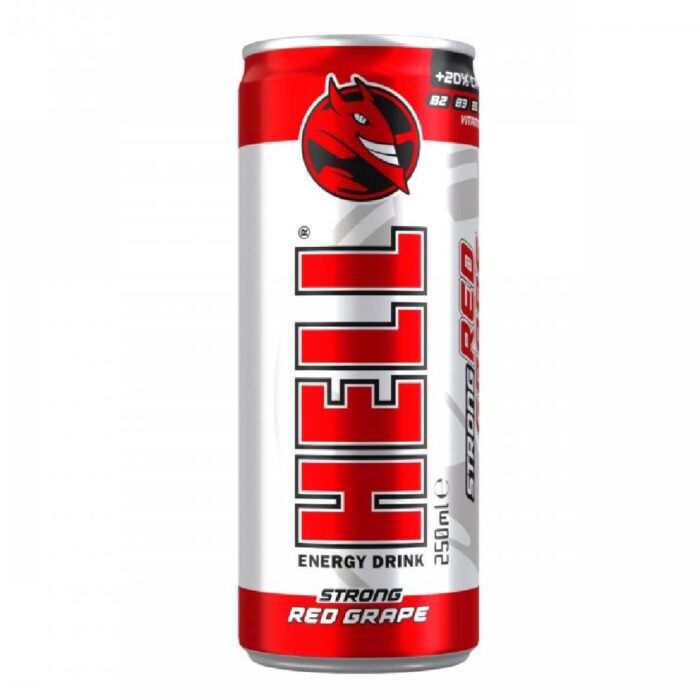 Hell Energy Drink Red Grape 250 ml - Image 1