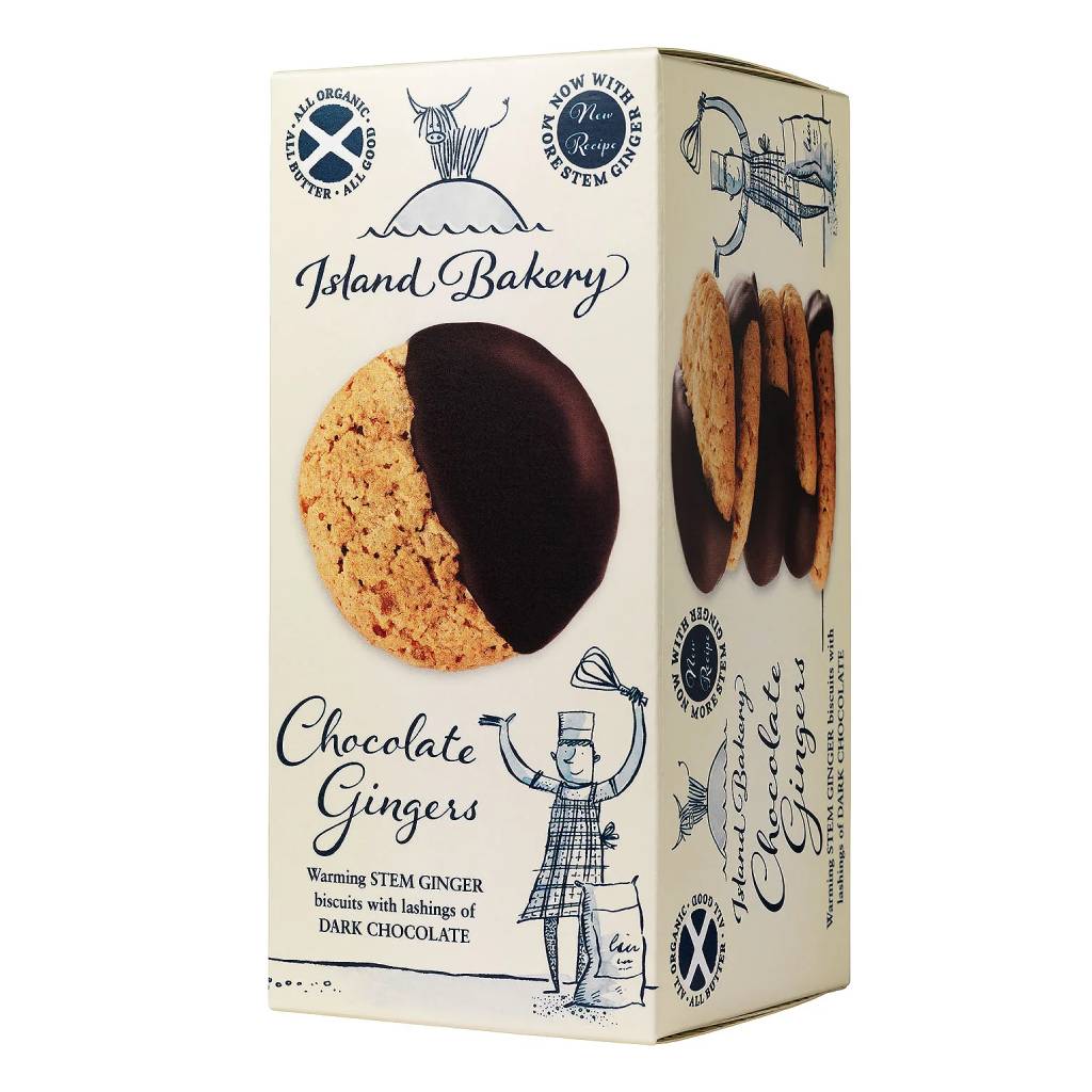Island Bakery Choco Ginger Bio 133gr Island Bakery Choco Ginger Bio 133gr - Image 1