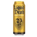Liquid Death Flavored Sparkling Water Agave Mango Chainsaw 500ml