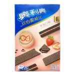 Oreo Double Crunchy Wafer Strawberry Asian 72gr