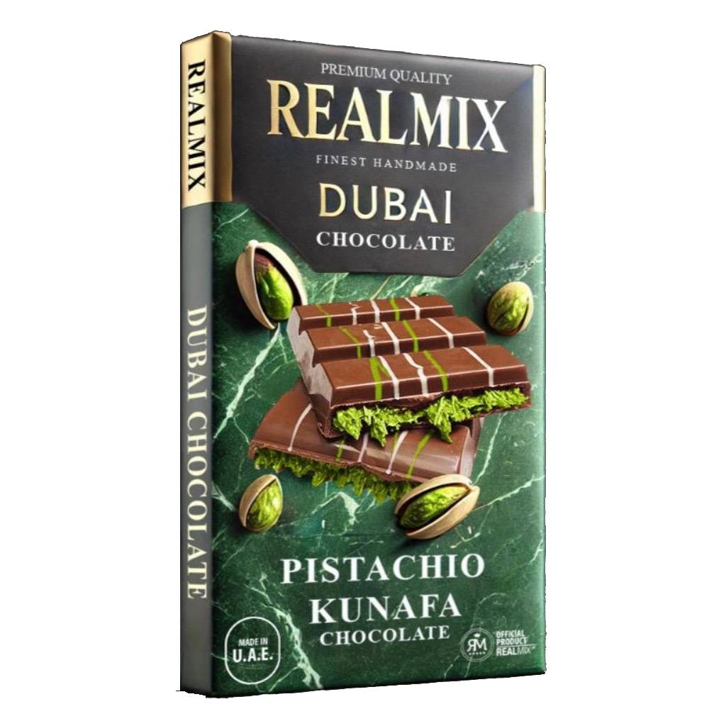 REALMIX Dubai Chocolate Pistachio 100gr REALMIX Dubai Chocolate Pistachio 100gr - Image 1
