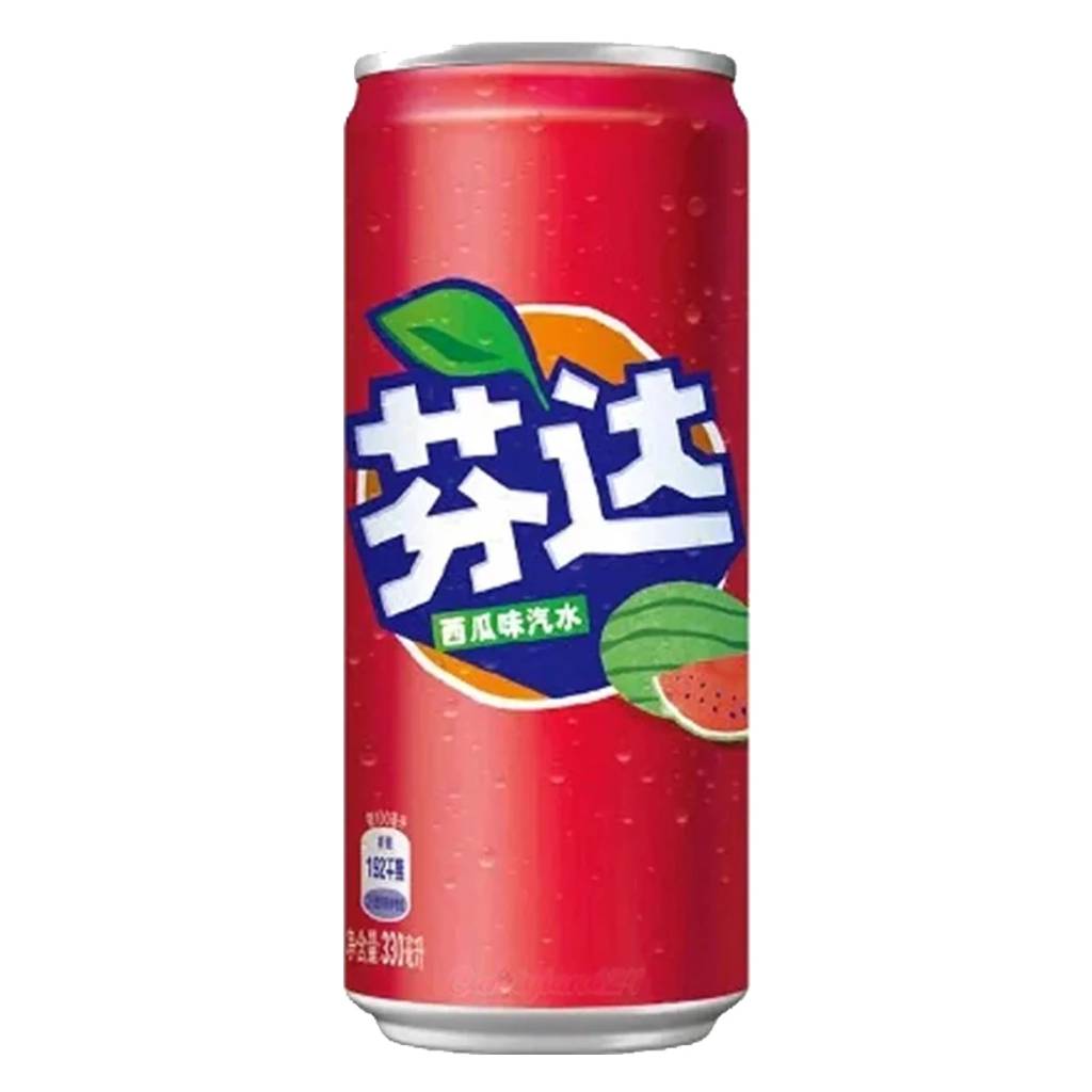Fanta-Watermelon-Asian-330ml Bever Fanta Watermelon Asian 330ml - Image 1