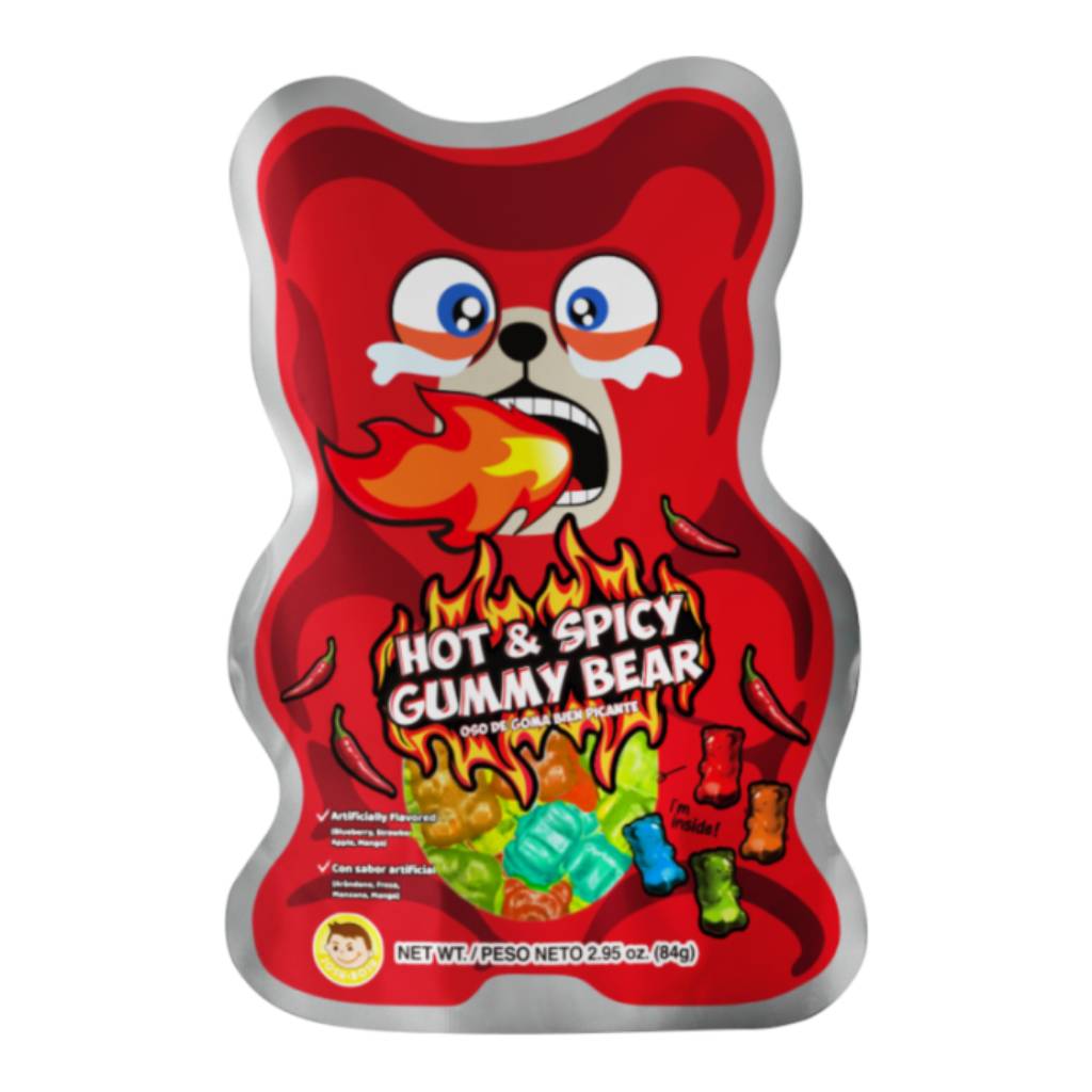 Pocas Hot N Spicy Gummy Bear 84gr Pocas Hot N Spicy Gummy Bear 84gr - Image 1