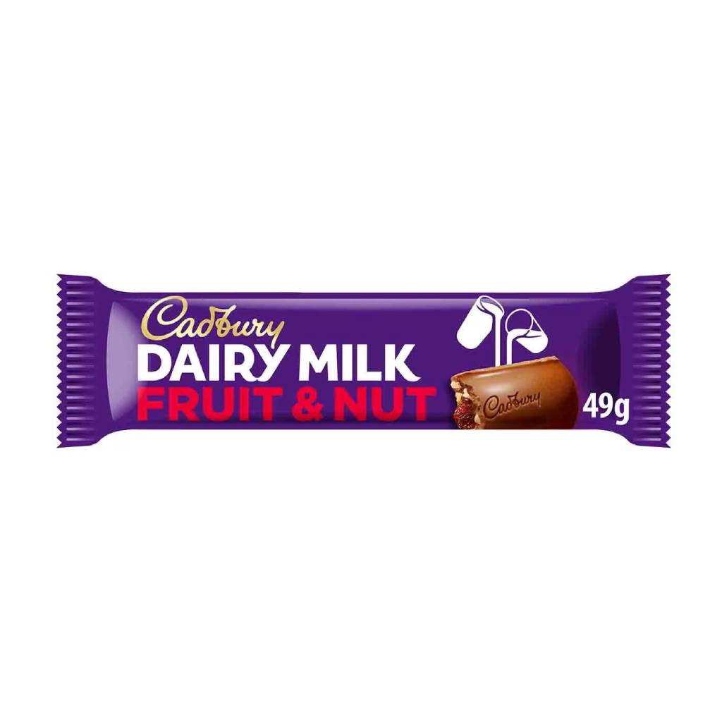 Cadbury Fruit & Nut Chocolate 49 gr Cadbury Fruit & Nut Chocolate 49 gr - Image 1