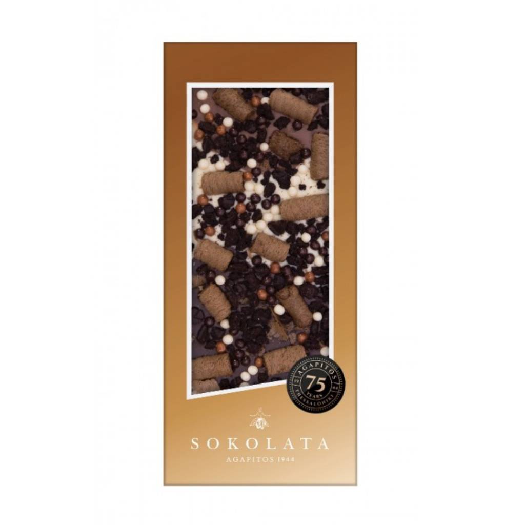 Agapitos-Kids-Mix-Wafers-Biscuits-Crispies-Milk-Chocolate-130gr Agapitos Kids Mix Wafers Biscuits Crispies & Milk Chocolate 130gr - Image 1