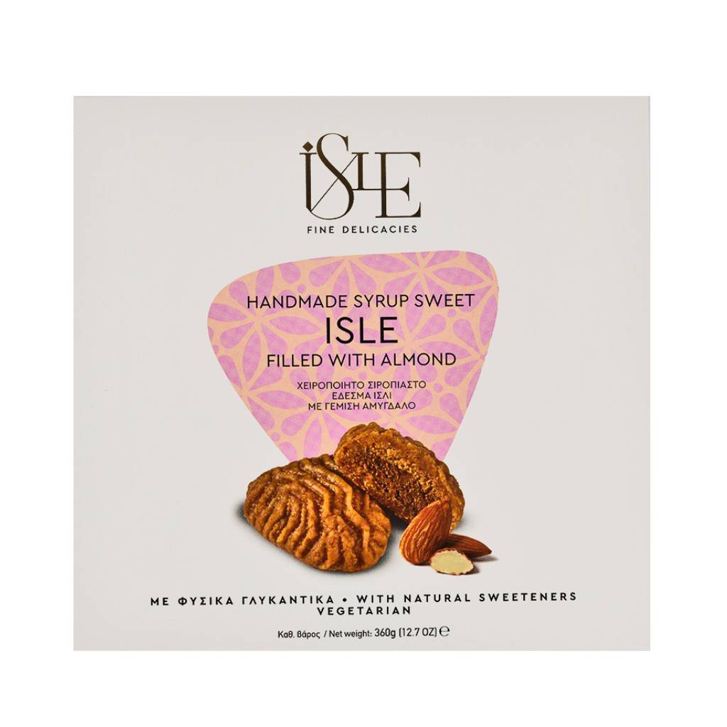 Isle-amigdalo-360gr Isle Με Γέμιση Αμύγδαλο 360gr - Image 1