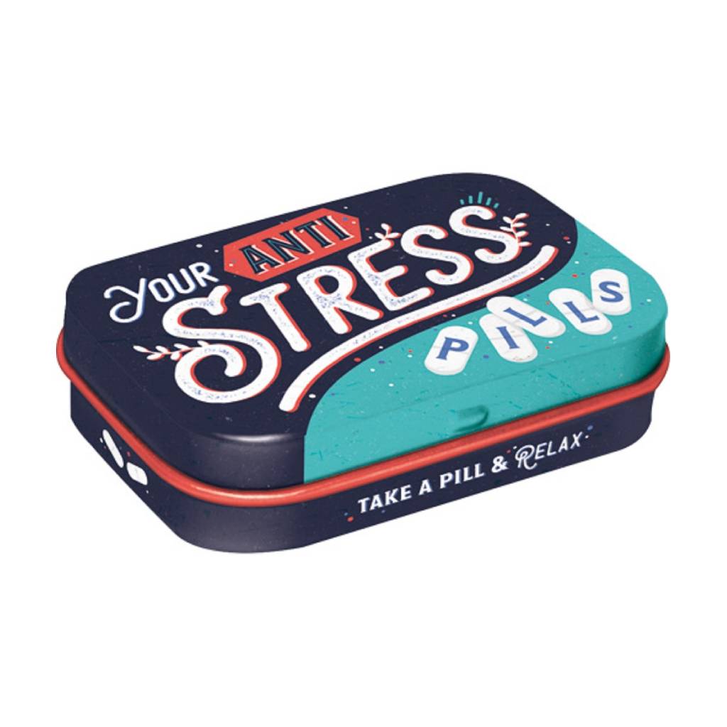 Nostalgic-Art-Anti-Stress-Pills-Mints-15gr Nostalgic-Art Anti Stress Pills Mints 15gr - Image 1