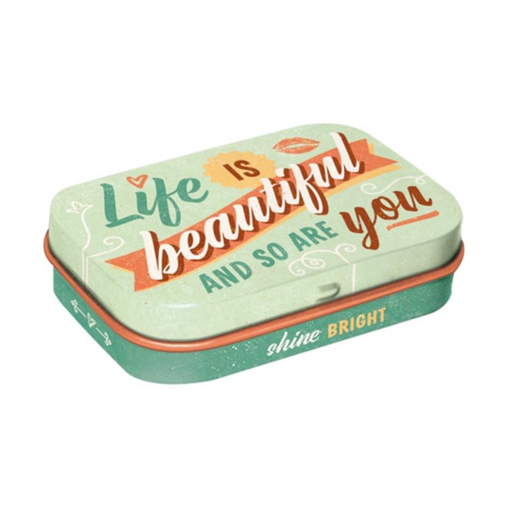 Nostalgic-Art-Life-Is-Beautiful-Mints-15gr Nostalgic-Art Life Is Beautiful Mints 15gr - Image 1