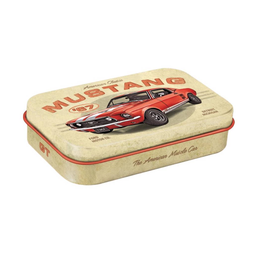 Nostalgic-Art-XL-Ford-Mustang-GT-1967-Red-Mints-40gr Nostalgic-Art XL Ford Mustang - GT 1967 Red Mints 40gr - Image 1