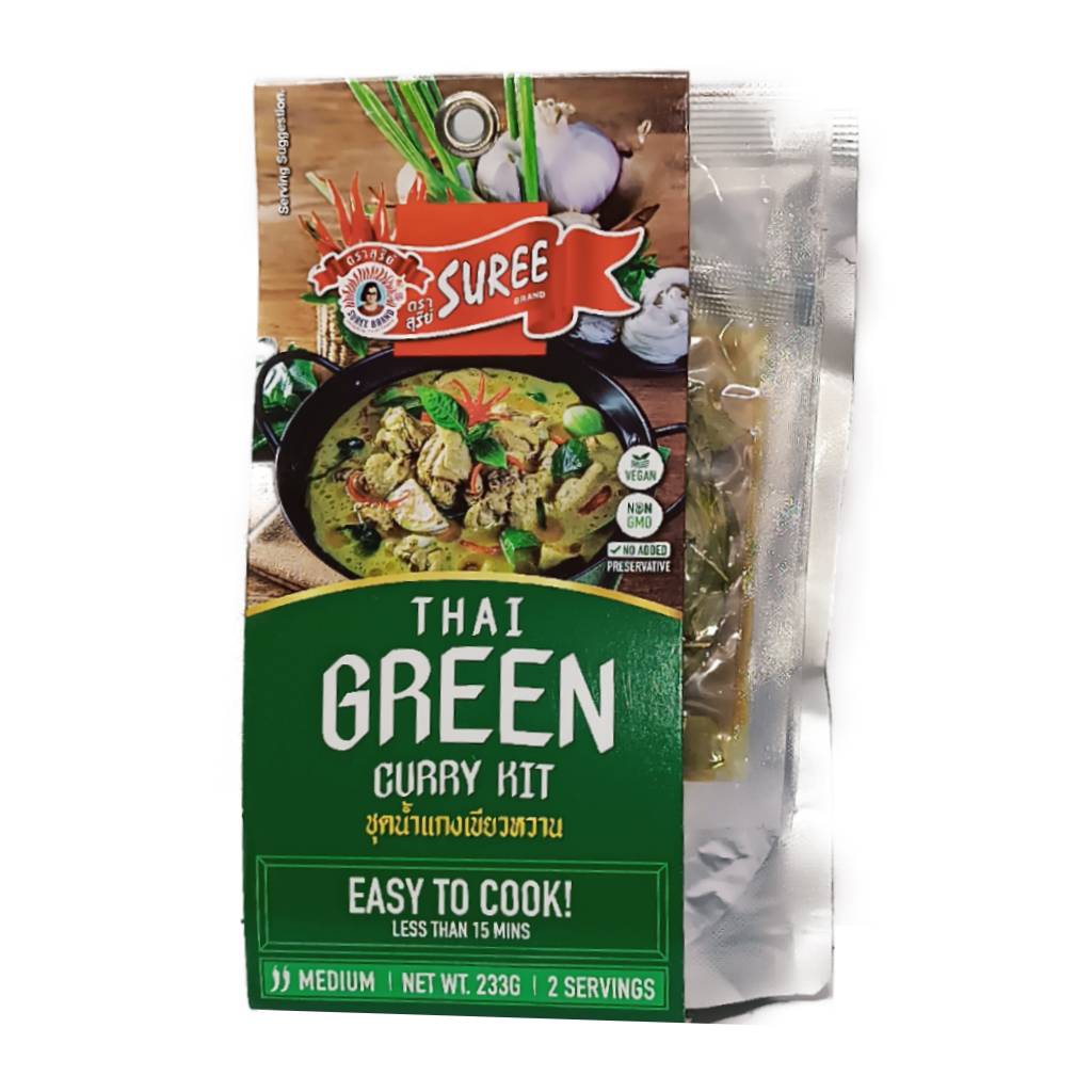 Suree-Thai-Green-Curry-Kit-233gr Suree Thai Green Curry Kit 233gr - Image 1