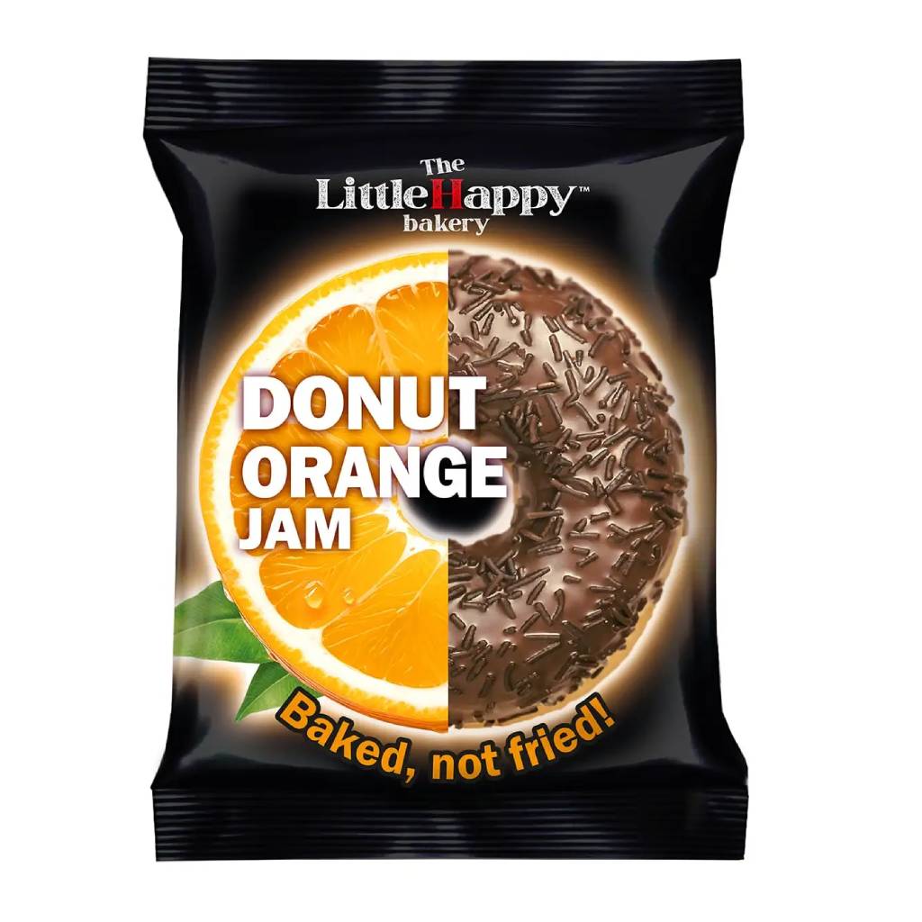 The Little Happy Donut Orange Jam 60gr The Little Happy Donut Orange Jam 60gr - Image 1