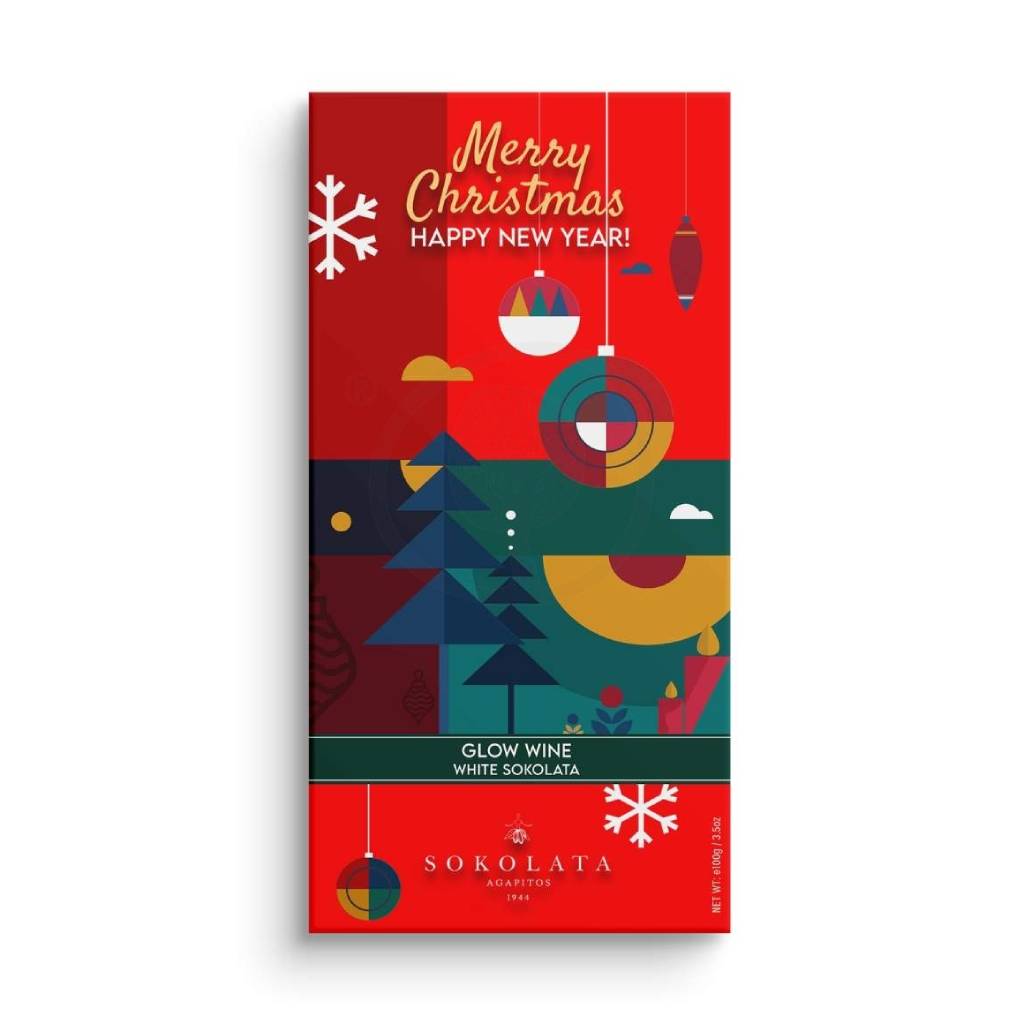 Agapitos Glow Wine White Chocolate 100gr (1) Agapitos Glow Wine White Chocolate 100gr - Image 1