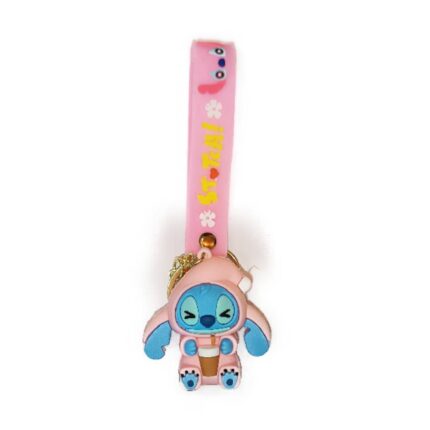 Stitch Μπρελοκ Ροζ - Τιρκουάζ - Κίτρινο - Μπλε