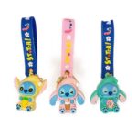 Stitch Μπρελοκ Ροζ - Τιρκουάζ - Κίτρινο - Μπλε - Image 2