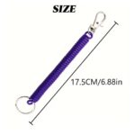 Μπρελοκ Χρωματιστό Ελατήριο με Γάτζο 21cm - Image 6