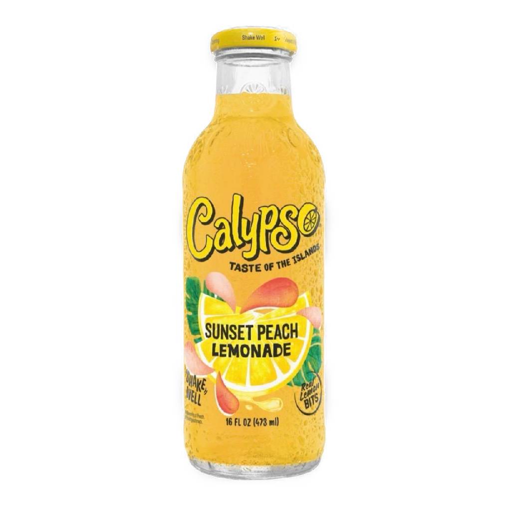 Calypso-Sunset-Peach-Lemonade-473ml Calypso Sunset Peach Lemonade 473ml - Image 1
