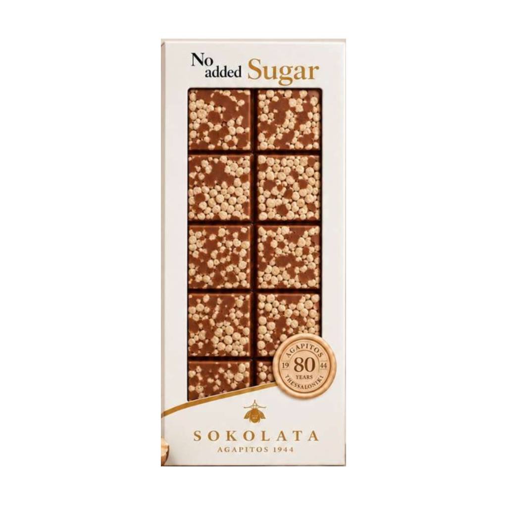 Agapitos High Protein No Sugar Choco Gianduja 100gr Agapitos High Protein No Sugar Choco Gianduja 100gr - Image 1
