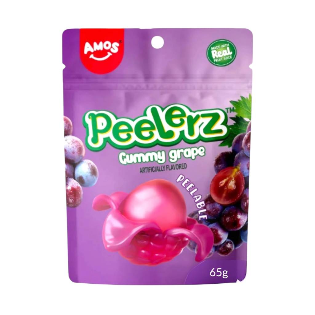 Amos Gummies Peelerz Grape 65gr Amos Gummies Peelerz Grape 65gr - Image 1