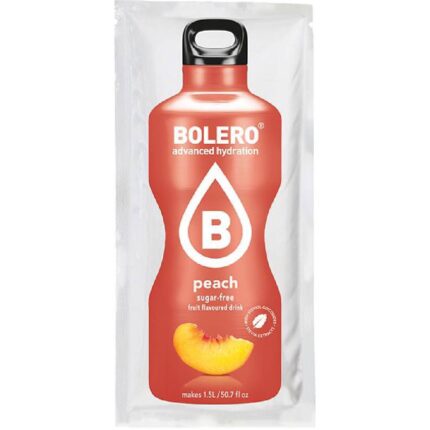 Bolero Stick Peach Χυμός Σε Σκόνη 12x3gr