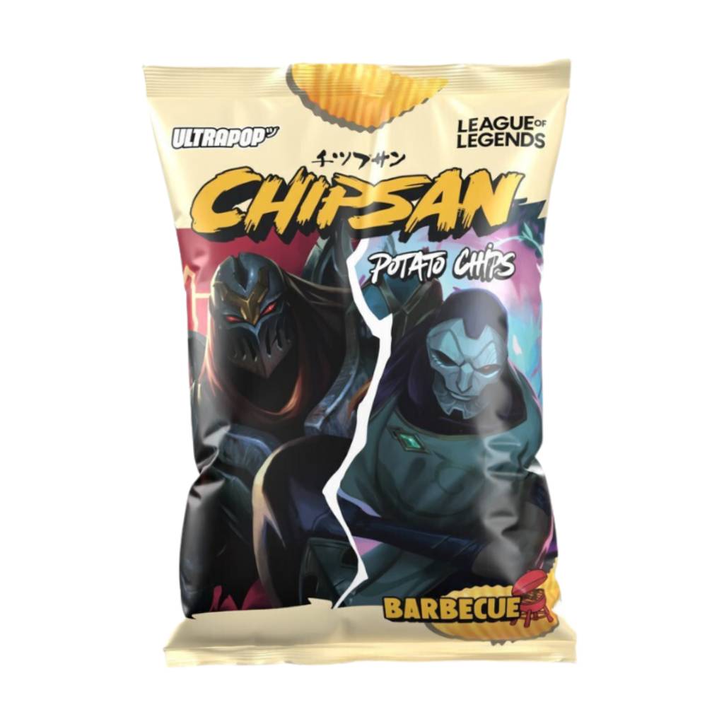 Chipsan-League-Of-Legends-BBQ-110gr Chipsan League Of Legends BBQ 110gr - Image 1